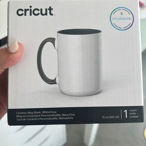 Cricut Infusible Ink 15oz Blank Mugs - white/grey
